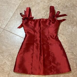 Brand new red mini dress